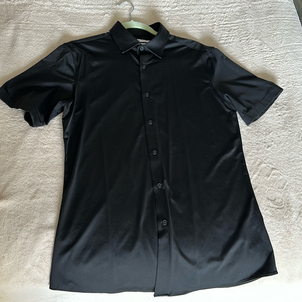 Men’s Zara Slim Fit Satin Shirt
